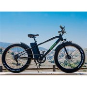 Nakto Nakto NAK- CRSB300 26 in. 300W Cruiser Fat Tire Mountain Ebike; Black NAK- CRSB300